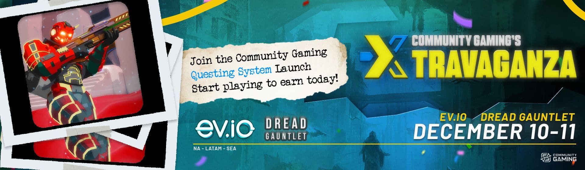 Community Gaming Xtravaganza: Ev.io Dread Gauntlet