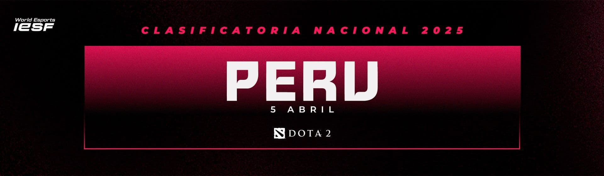 CLASIFICATORIA NACIONAL IESF DOTA2 OPEN