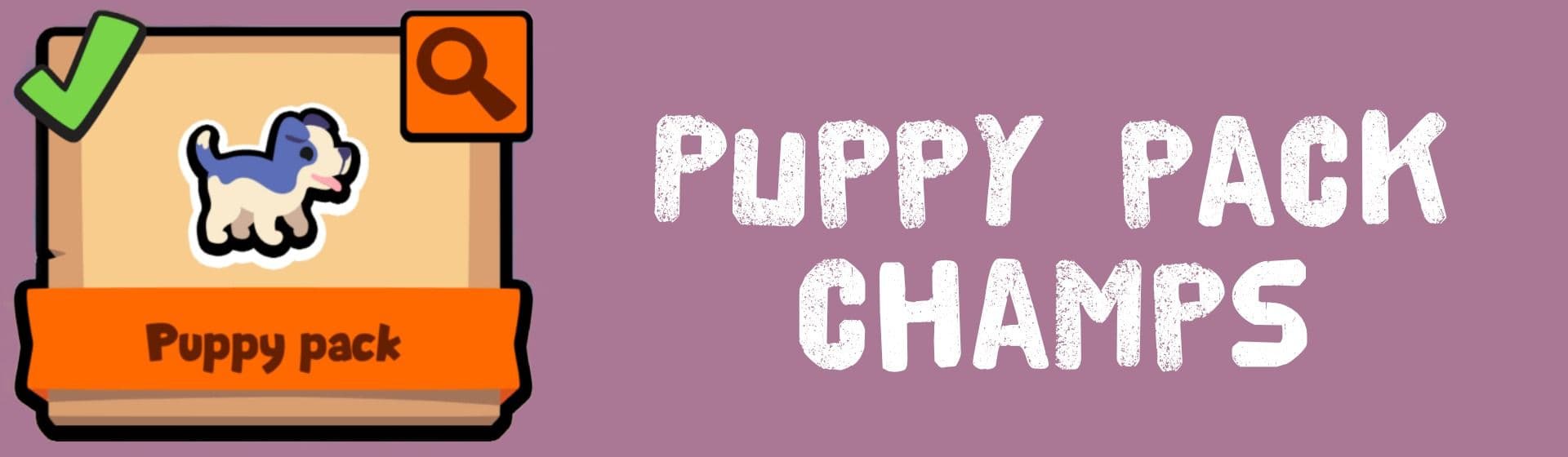 DFD2 Puppy Pack Champs