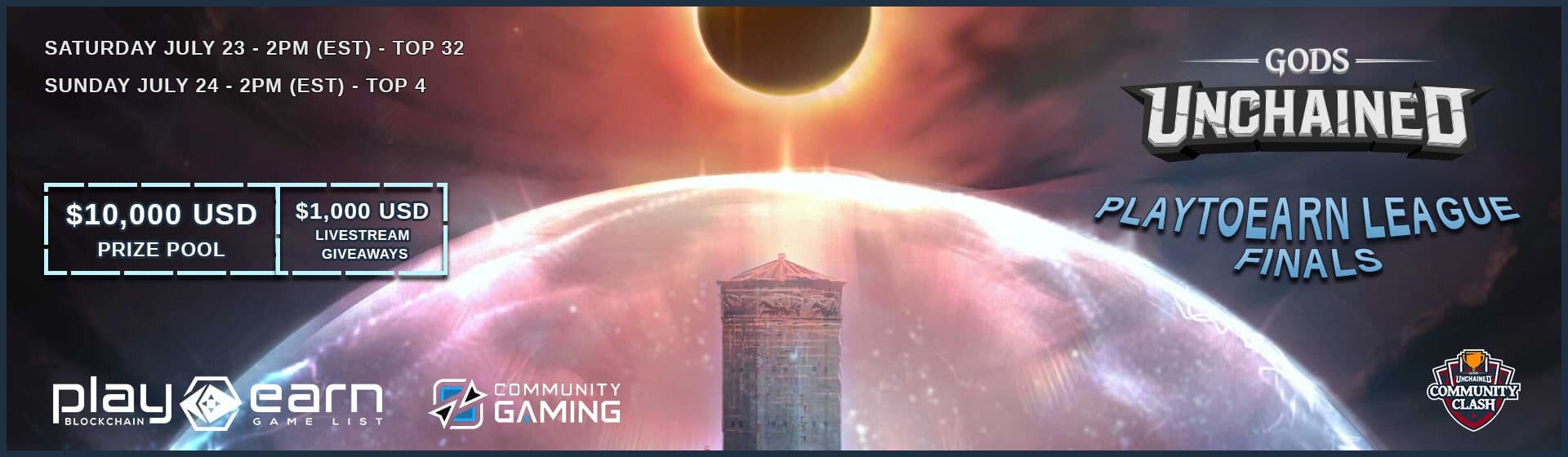 Gods Unchained - PlayToEarn League 2022 FINALS