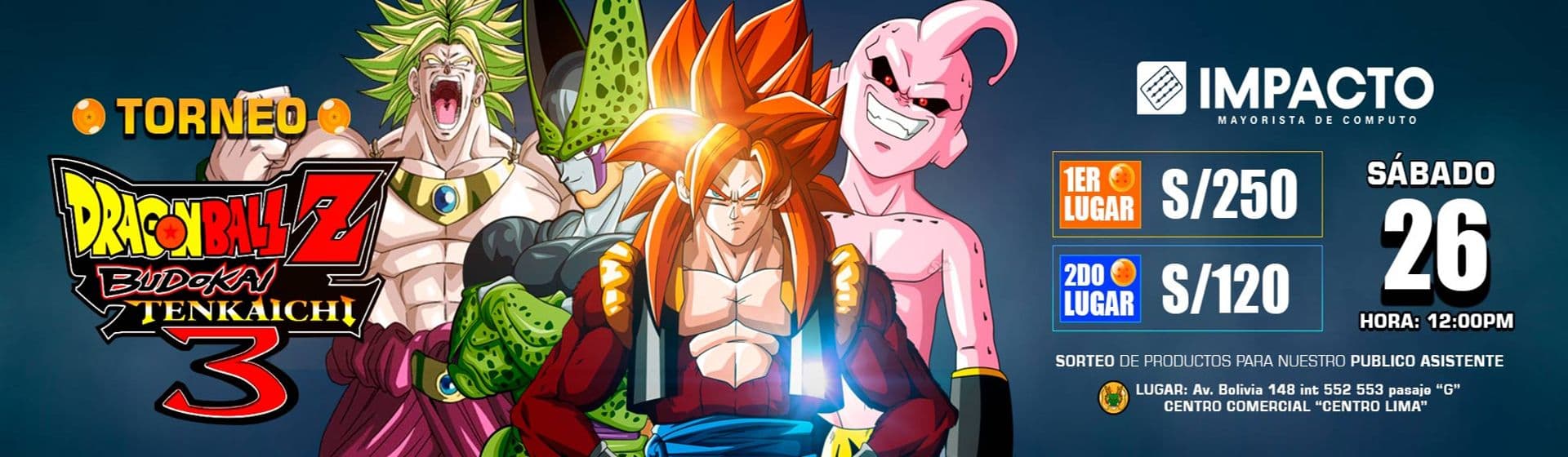 Torneo de Dragon Ball Z Budokai Tenkaichi 3